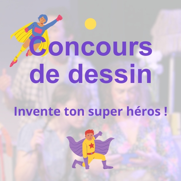 Concours de dessin pour les 9-14 ans : invente ton super héros !