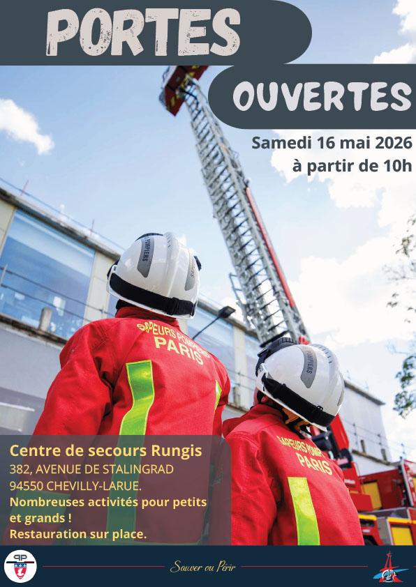 Portes ouvertes caserne pompiers de Rungis 2026