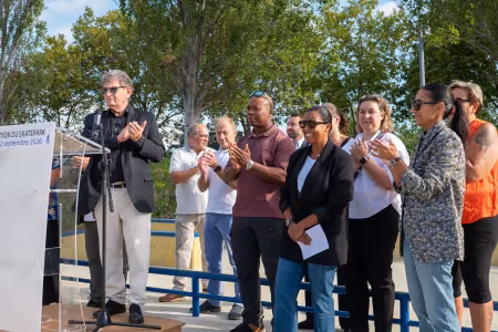 Inauguration du skatepark