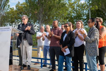 Inauguration du skatepark